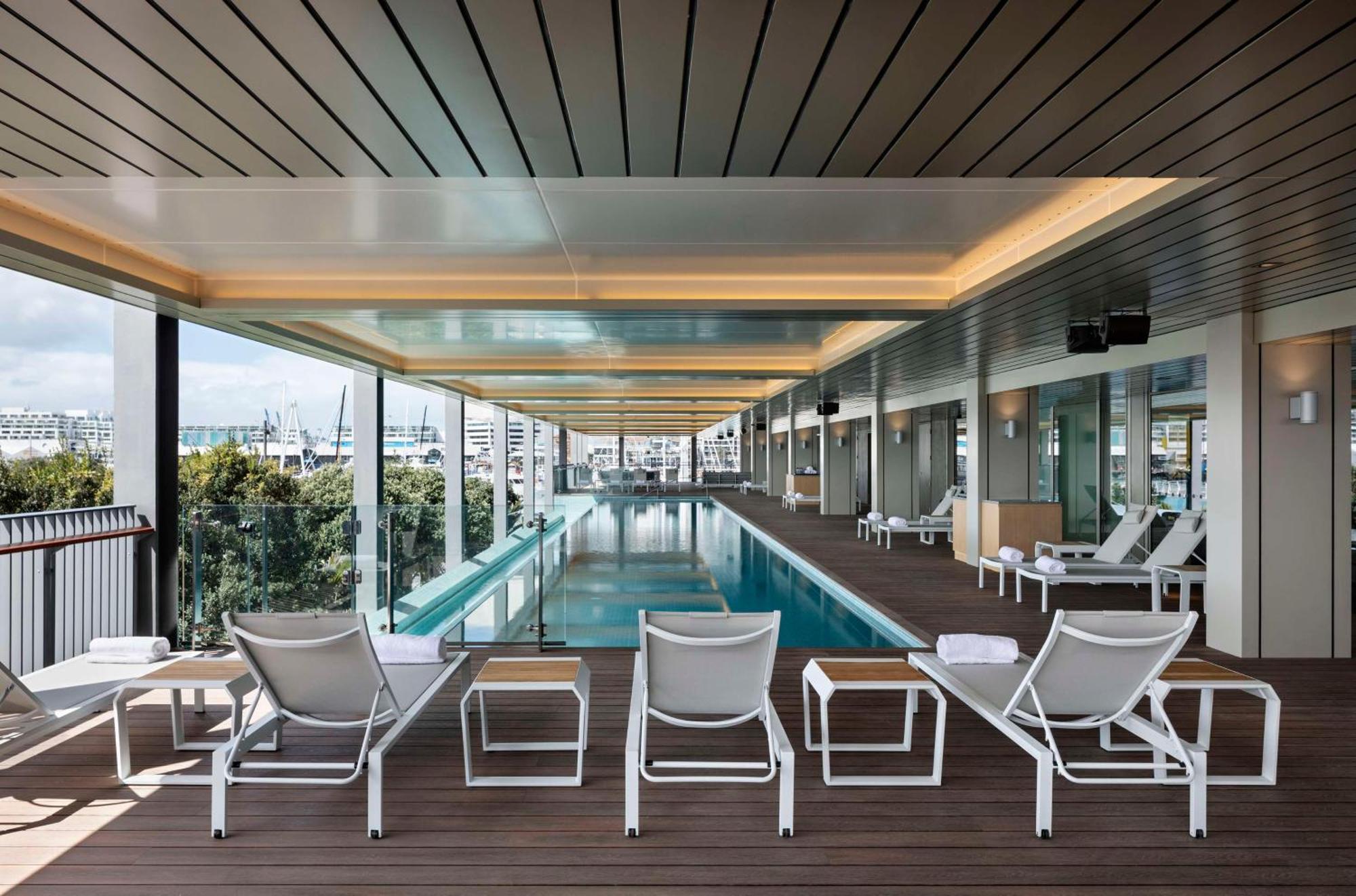 Hotel Park Hyatt Auckland Esterno foto The pool at the hotel